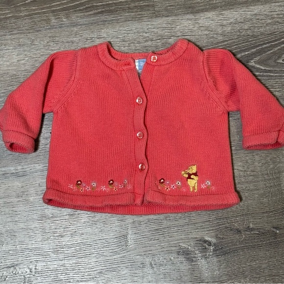 Vintage Disney Winnie the Pooh Knit Cardigan – Baby 6m - Picture 2 of 7